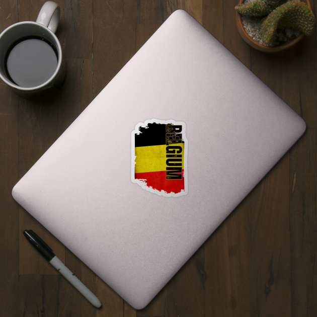 Belgium flag, belgian flag by eka123